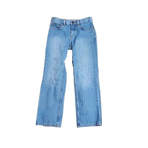 Cat & Jack Relaxed Straight Blue Jeans Size 8 Boys - Picture 2 of 8